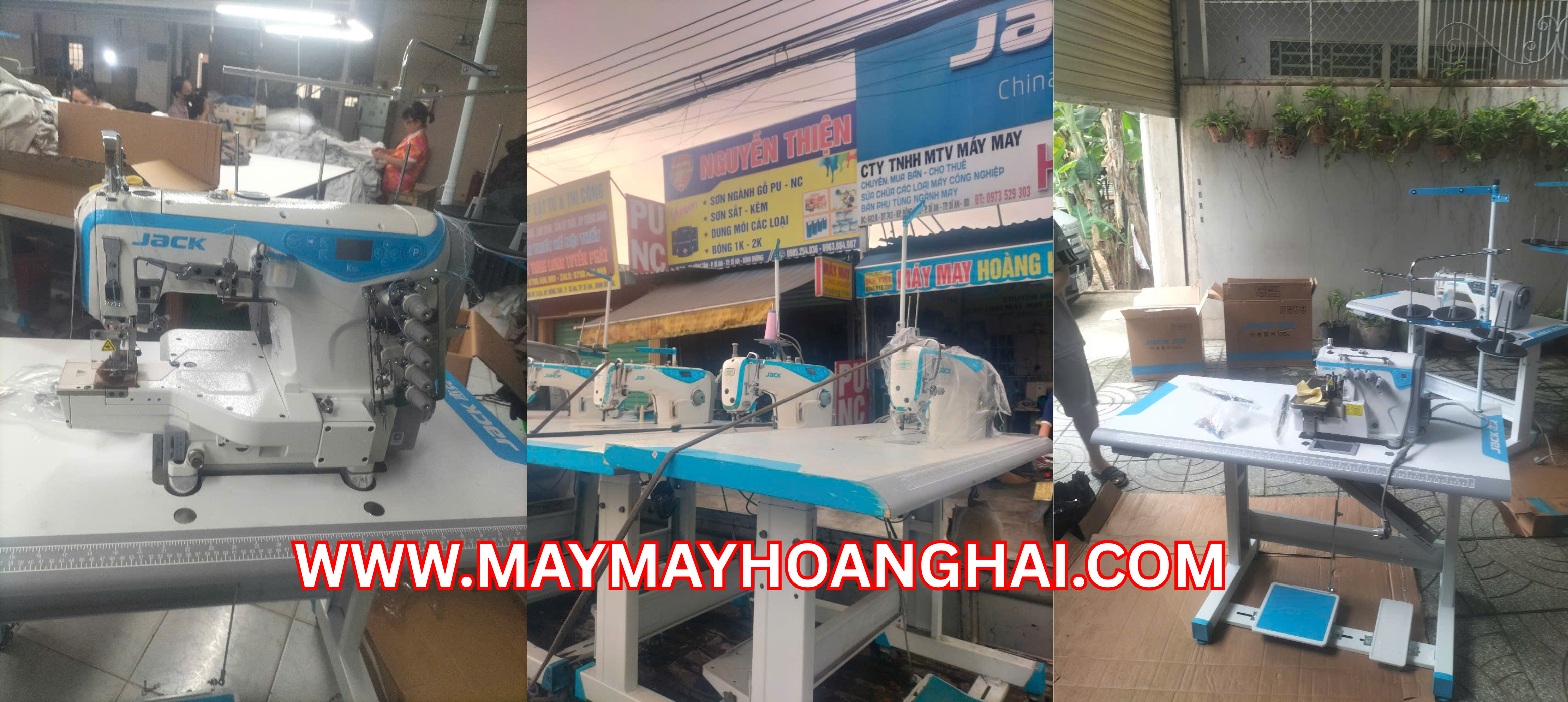 Cửa hàng máy may công nghiệp tại Dĩ An, Bình Dương
